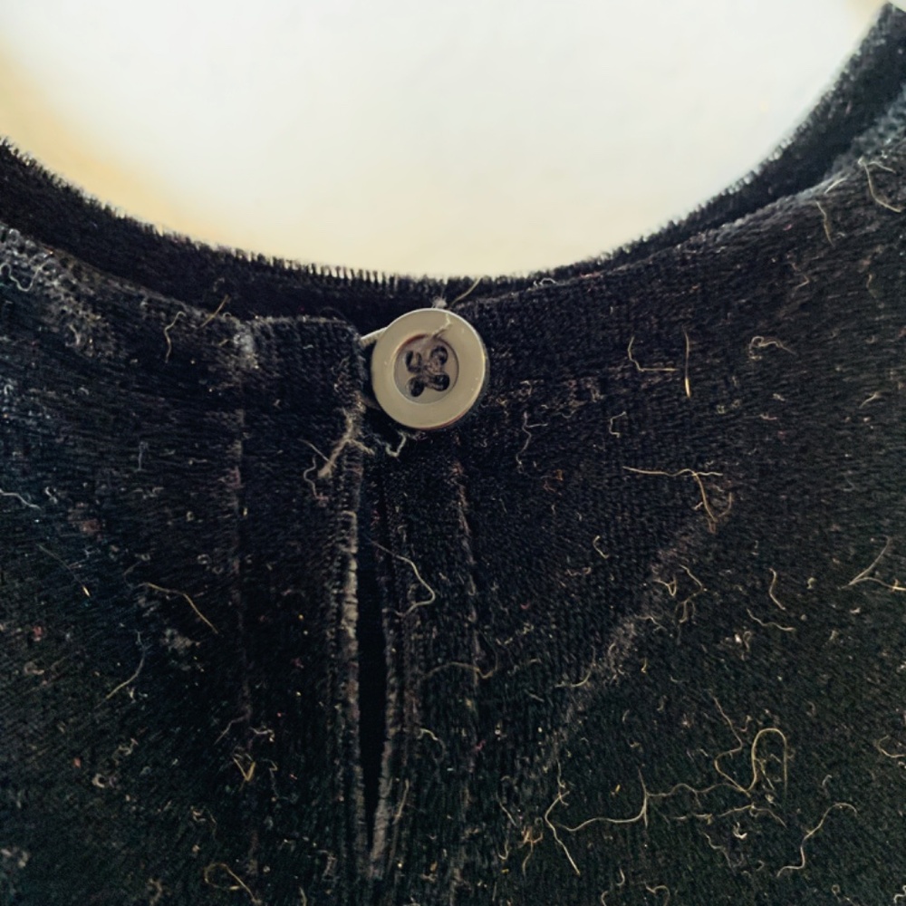 Marmellata Holiday Dress Baby 18 Months Black Velvet Pink Embroidered Floral - Picture 8 of 12